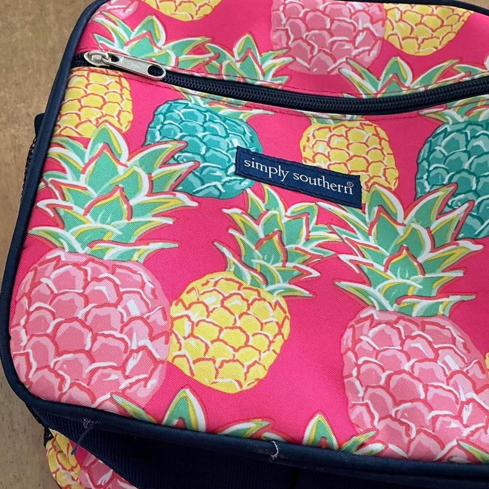 Simply Southern Pink Pineapple Lunch Tote